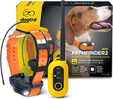Dogtra Pathfinder2 GPS Dog Tracker e Collar LED Light No Monthly fees Free App Waterproof Smartwatch Control Satellite Based Real Time Tracking Long Range Multiple Dogs Smartphone Required