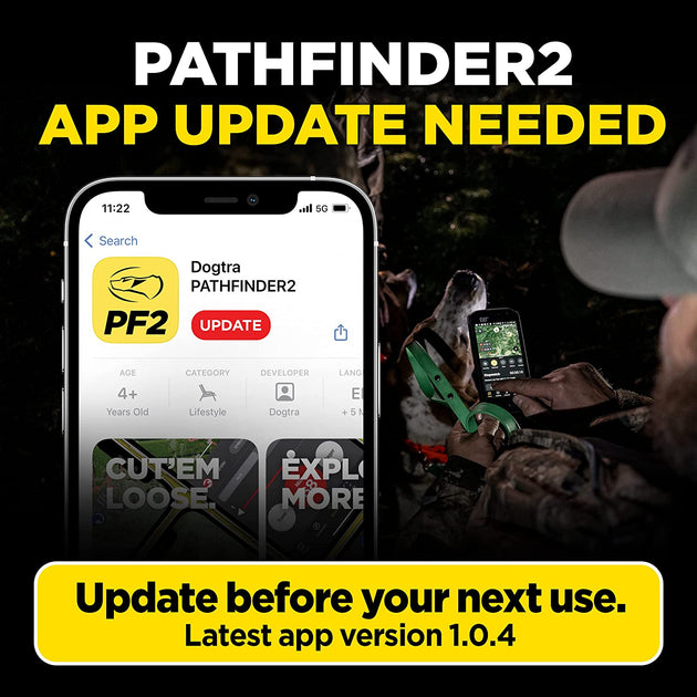Dogtra Pathfinder2 GPS Dog Tracker e Collar LED Light No Monthly fees Free App Waterproof Smartwatch Control Satellite Based Real Time Tracking Long Range Multiple Dogs Smartphone Required
