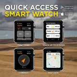 Dogtra Pathfinder2 GPS Dog Tracker e Collar LED Light No Monthly fees Free App Waterproof Smartwatch Control Satellite Based Real Time Tracking Long Range Multiple Dogs Smartphone Required