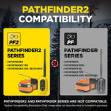 Dogtra Pathfinder2 GPS Dog Tracker e Collar LED Light No Monthly fees Free App Waterproof Smartwatch Control Satellite Based Real Time Tracking Long Range Multiple Dogs Smartphone Required