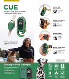 Dogtra CUE E-Collar Remote Dog Training Collar for Dogs Waterproof Rechargeable Vibration Safety Level Lock Boost