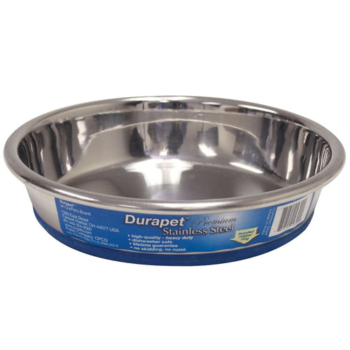 Durapet Premium Rubber-Bonded Stainless Steel Dish 1 cup
