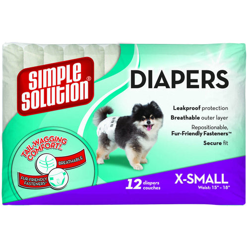 Disposable Dog Diapers 12 pack