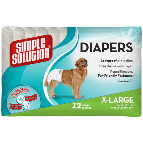 Disposable Dog Diapers 12 pack