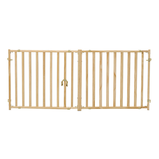 Extra Wide Wood Pet Gate