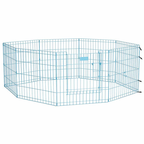 Life Stages Pet Exercise Pen with Full MAX Lock Door 8 Panels