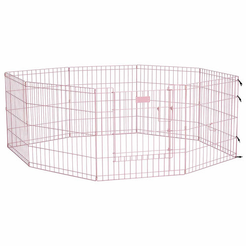 Life Stages Pet Exercise Pen with Full MAX Lock Door 8 Panels