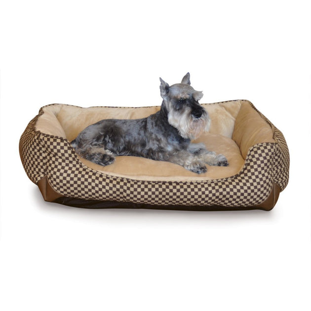 Self Warming Lounge Sleeper Square Pet Bed