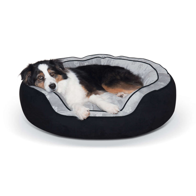Round n' Plush Bolster Dog Bed