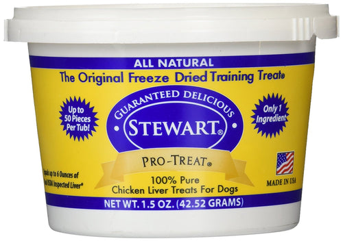 Stewart Pro-Treat Freeze Dried Chicken Liver 1.5 oz.