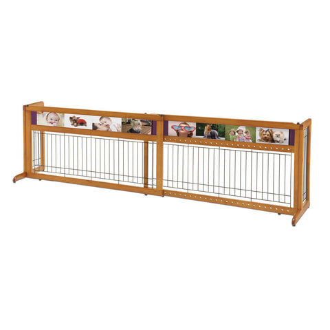 Picture It Here Freestanding Pet Gate