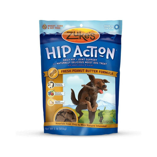 Hip Action Treats with Glucosamine Peanut Butter 1 lbs.