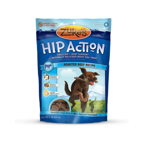 Hip Action Treats with Glucosamine Roasted Beef 1 lbs.