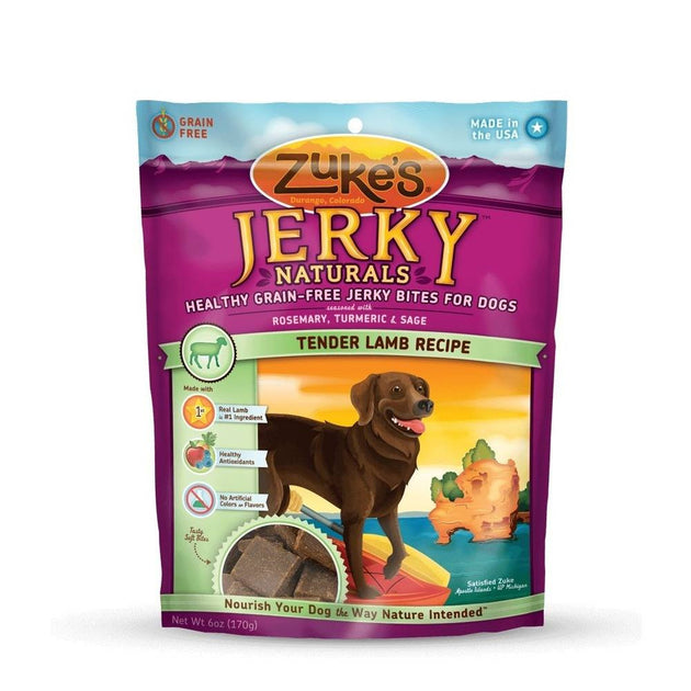 Jerky Naturals Healthy Grain Free Treats for Dogs Tender Lamb 6 oz.