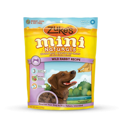 Mini Naturals Moist Miniature Treat for Dogs Wild Rabbit 6 oz.