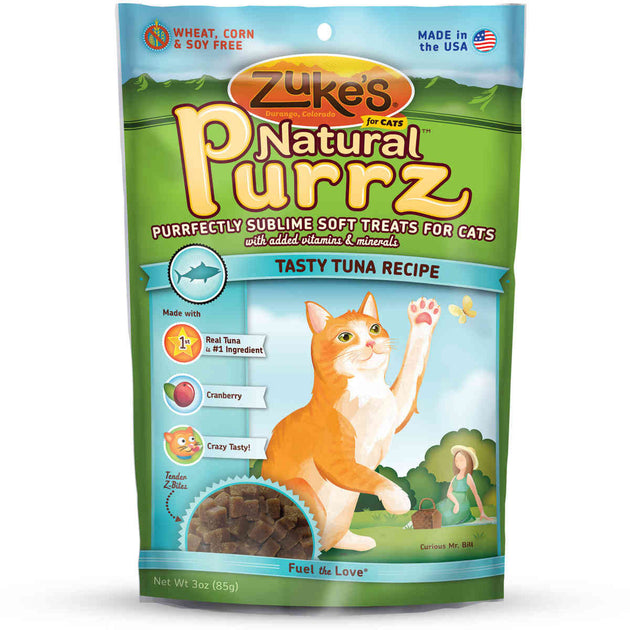 Natural Purrz Healthy Moist Treats for Cats Tuna 3 oz