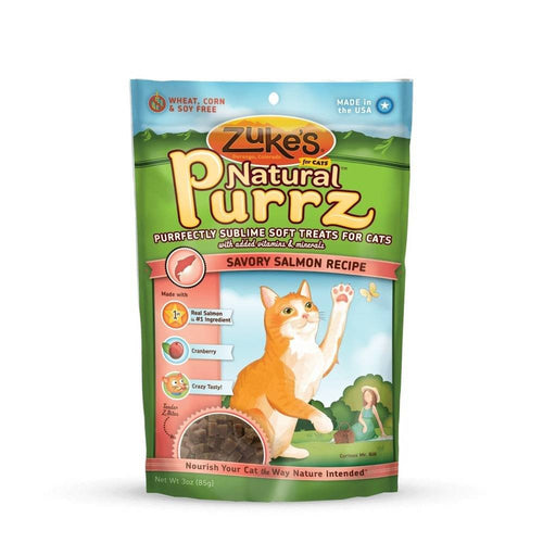 Natural Purrz Healthy Moist Treats for Cats Salmon
