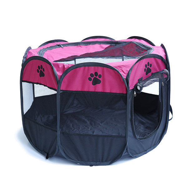 Pet Beds For Dog Tent Sleeping Fence Puppy Kennel Folding Exercise Play Foldable Pet Dog House Outdoor Tent Bag Portable Folding