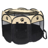 Pet Dog Fence Puppy Cat Playpen Crate Cage 8 Panels Portable House Kennel Tent Pet Dogs Carrier Fence Foldable Hammock 3 Colors